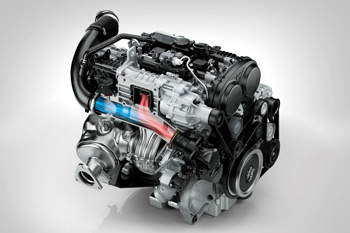 Передовые четырехцилиндровые двигатели Volvo Cars Drive-E