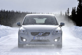 Volvo C30 Electric испытали холодом
